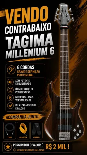 Contrabaixo Tagima Millenium 6 