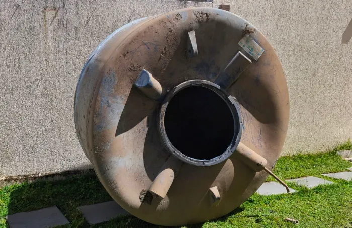 Tanque Fortlev 2500 Litros serve como cisterna.