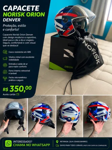 Capacete Norisk orion Denver