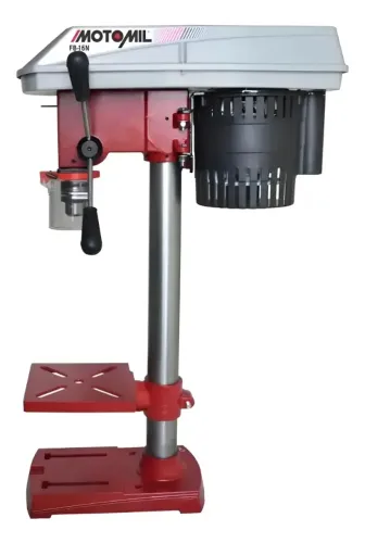 Furadeira De Bancada 1/2cv Monofásico 127v Fb-16n Motomil Vermelho | 127V