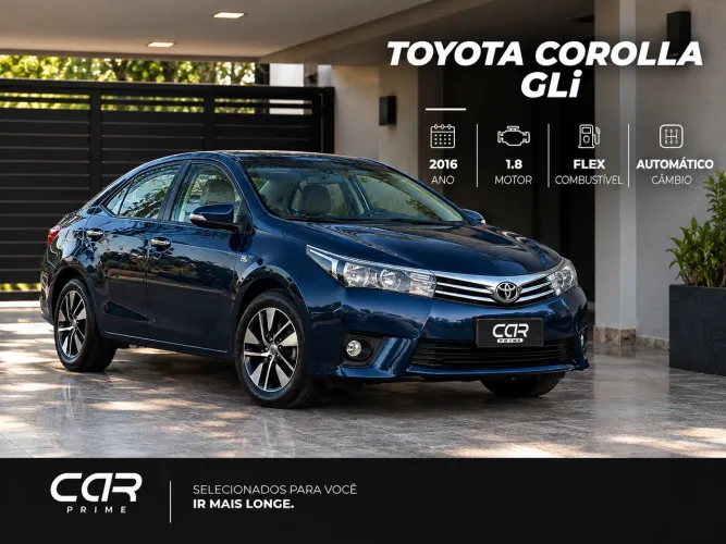 Toyota Corolla GLI 1.8 Flex 16V Aut. 2016