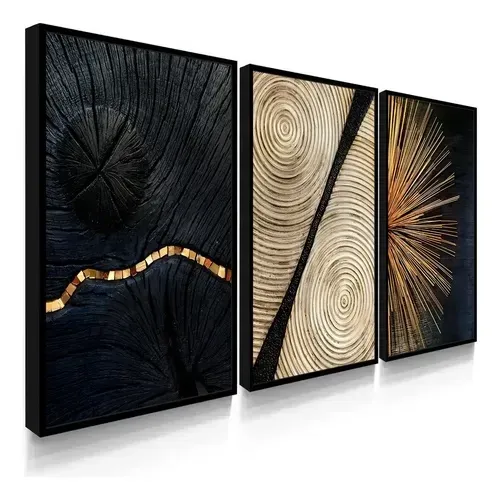 Quadro abstrato decorativo para sala
