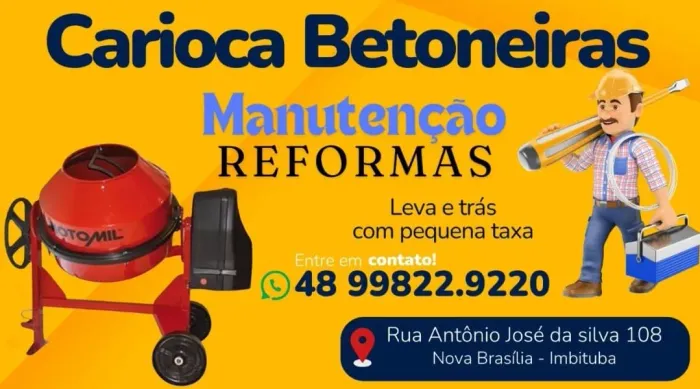 Manutenção de betoneiras