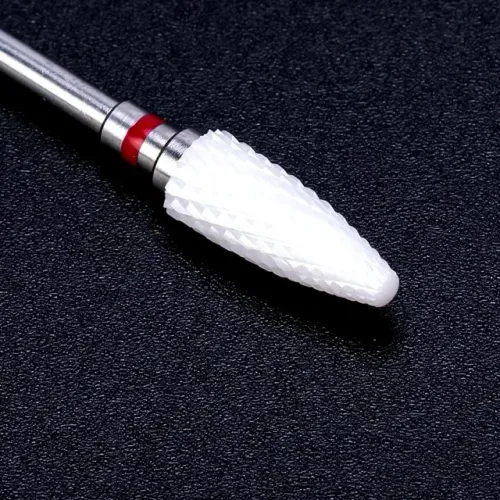 Kit 5 Brocas Cerâmica Tipo Flame Profissional Unha Gel