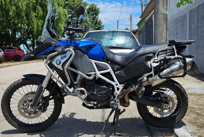 Bmw f800 adventure azul