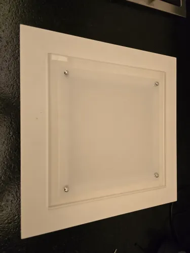 Luminario de embutir para 2 lâmpadas
