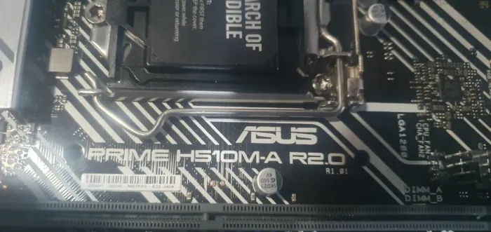 Placa asus prime h510m-a r2.0 - defeito