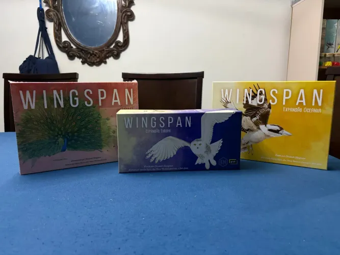 Combo Expansão Wingspan - Jogo de Tabuleiro