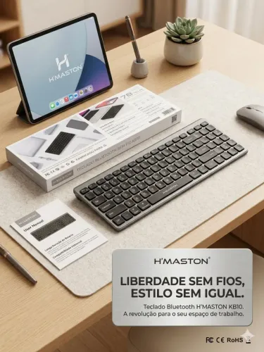 TECLADO SEM FIO BLUETOOTH