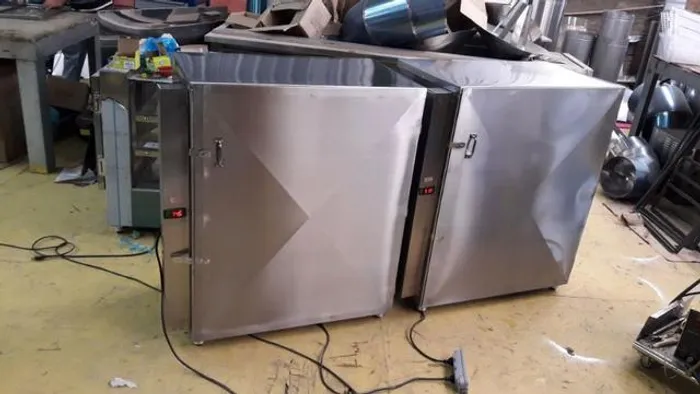 Marmiteiro estufa industrial a seco em aço inox de 25 a 100 marmitas