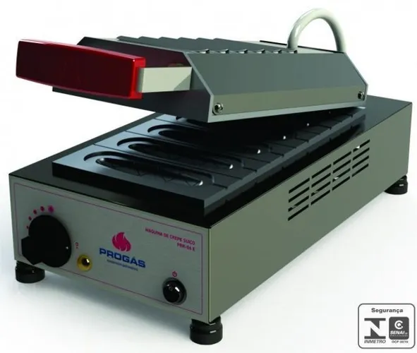 Máquina para 6 Crepes
