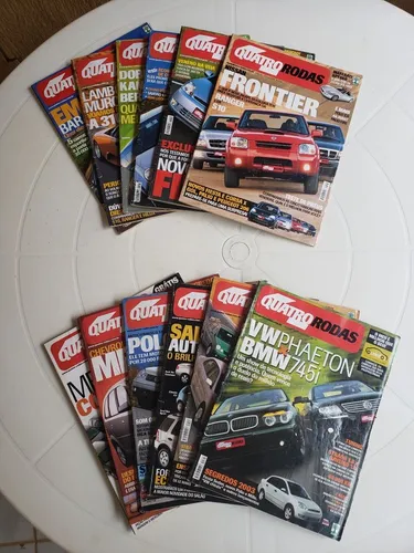 Revistas Antigas Quatro Rodas 2002/2003
