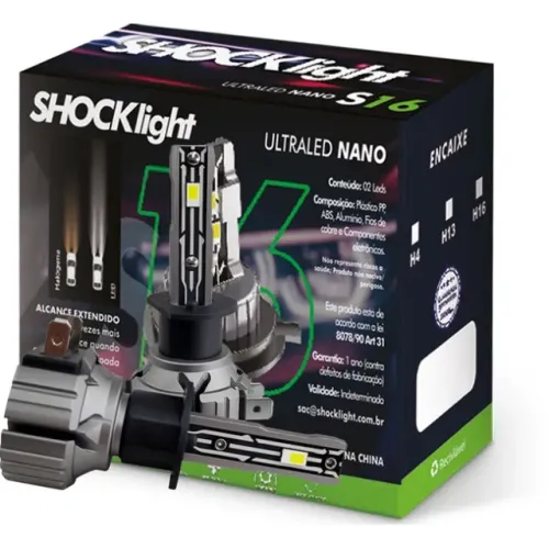 Lâmpada Ultraled S16 Nano - H1 - Shocklight - SLL-160001B
