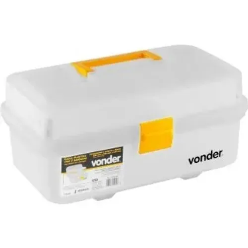 Caixa plástica CPV 0350 com 2 bandejas