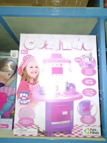 Cozinha Infantil Faz de Conta - Brinquedo para Meninas