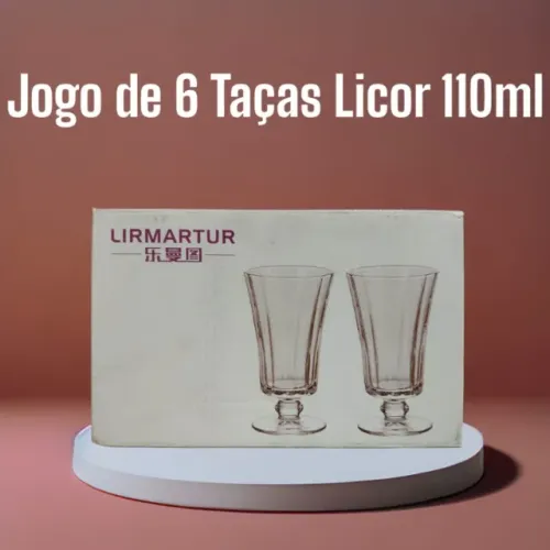 Jogo de Taça de Licor 110ml Lirmartur