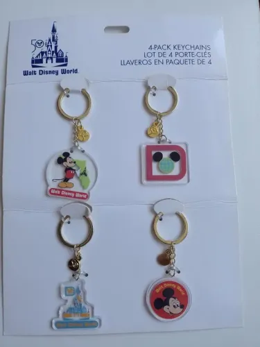Chaveiros Disney 50 Anos - 4 Peças novas