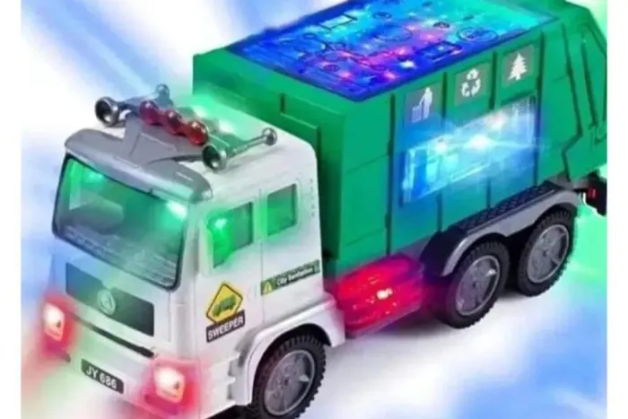 Brinquedo carrinho de lixo