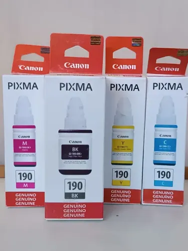 Kit 4 refil tinta original  Canon GI190