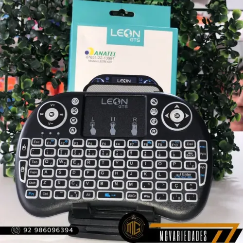 Teclado Para TV Sem fio Com LED