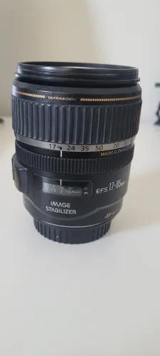 Lente Canon 17-85 com defeito no cabo flat