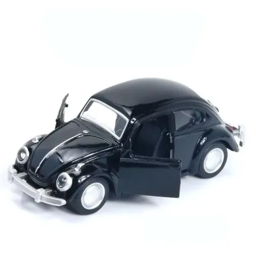 Miniatura Fusca Preto 1967 Escala 1.36