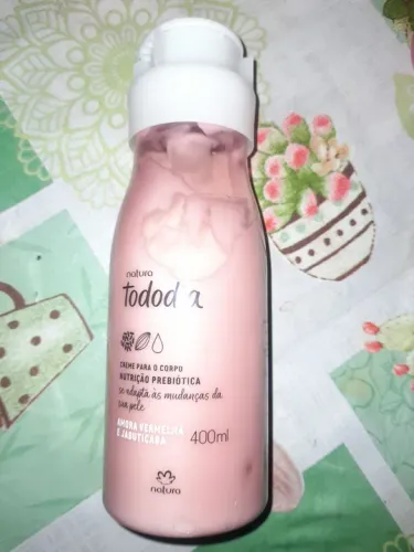 Creme para o corpo Amora Vermelha e Jabuticaba 400ml