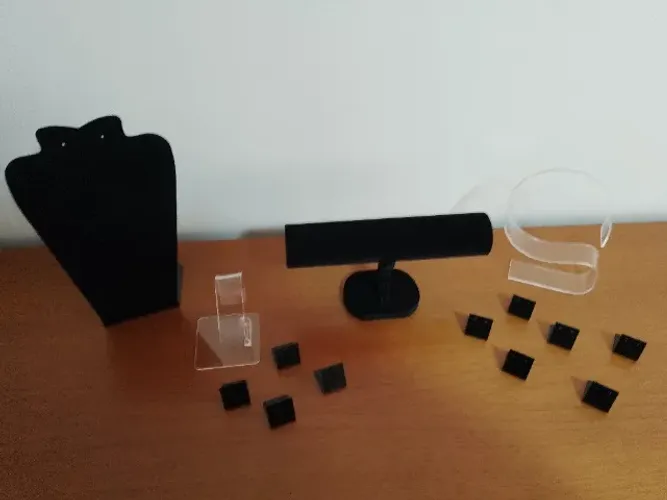 KIT EXPOSITOR 14 PEÇAS PARA JOIAS