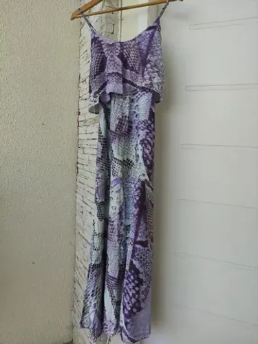 ANA MORENA VESTIDO LONGO EVASÊ TAM P (42-44) 55,00<br>Lilás