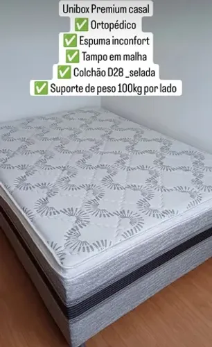 Unibox casal 08cm de espuma comfort 