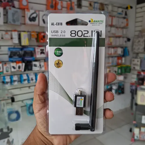 Adaptador wifi usb 1800mbps - entrega em slz e região 