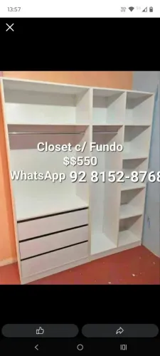 Closet com 3 Gavetas 