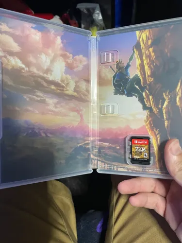 Zelda breath of the wild com caixa