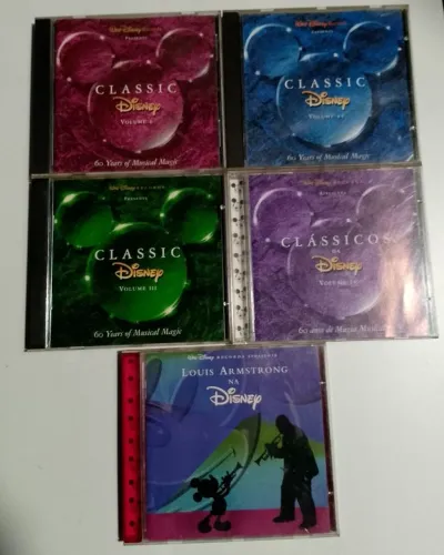 CDs Clássicos da Disney lote 5 cds
