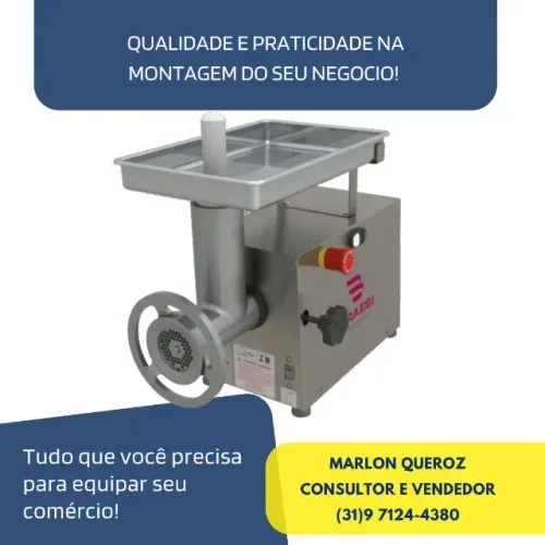 Moedor de Carne Braesi Boca 10 Inox Bivolt