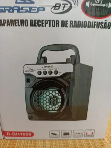 Caixa de Som GUI Bluetooth Grasep D-BH1050 2 UNIDADES na cor Rosa