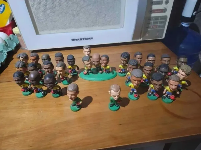 Miniaturas de jogadores de futebol - Mini Craques da Coca Cola