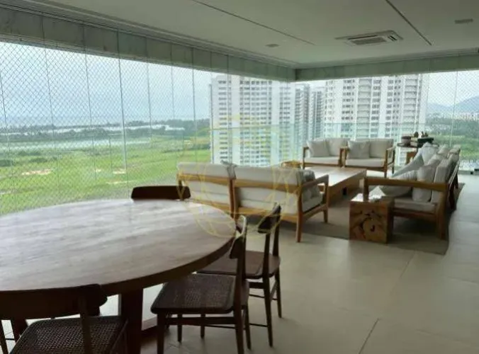 Condomínio Riserva Golf (Barra da Tijuca) - Apartamento com 4 quartos (4 suítes) - 381 m²