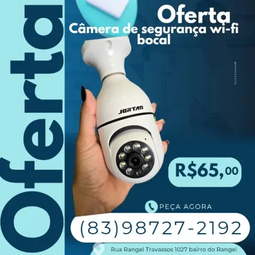 Câmera de Segurança Bocal Completa (App: yoosee)