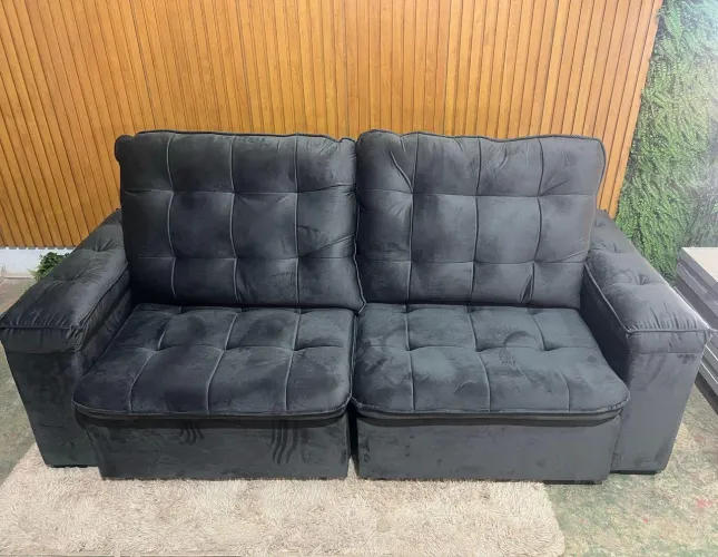 Sofá Molas Bonnel - Vipon - 230cm (Novo Direto da Fábrica)
