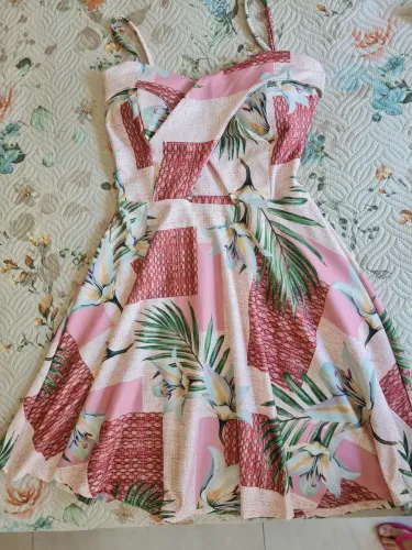 Vestido Rosa com bojo
