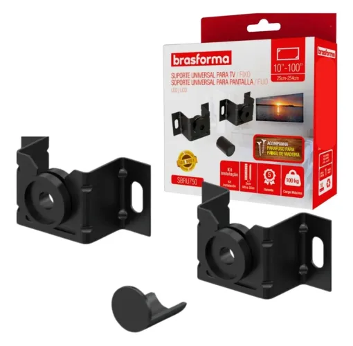 Suporte para TV Brasforma SBRU750 - instalado