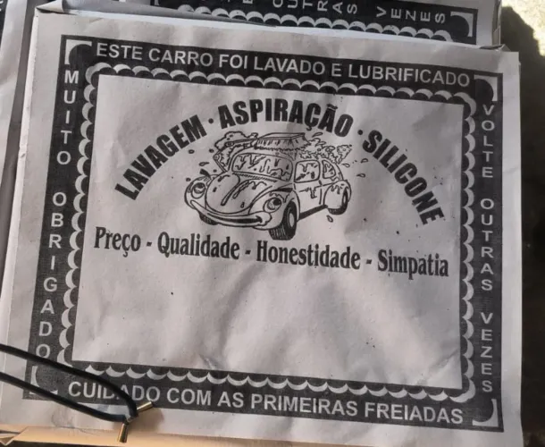 Tapete de papel para lava jato