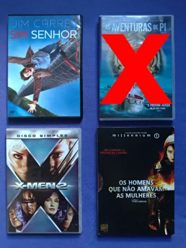 Dvd's Filmes, Animações e Músicas