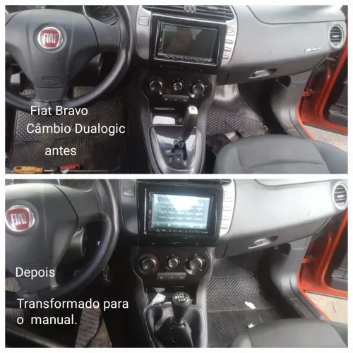 Transformação de câmbio Dualogic ou Imotion para o Manual 
