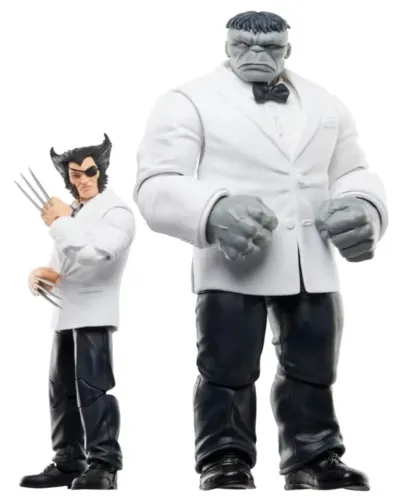 Marvel legends hulk e wolverine especial 50 anos ( patch e Joe fixit )