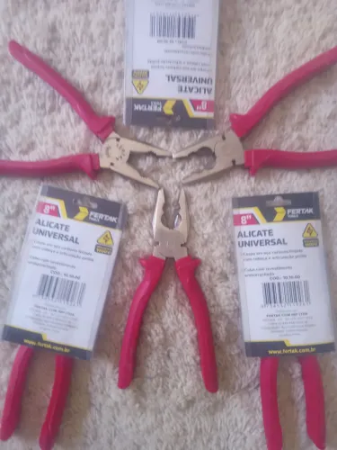 Alicate universal  8" 1000 V Isolação  Fertak 