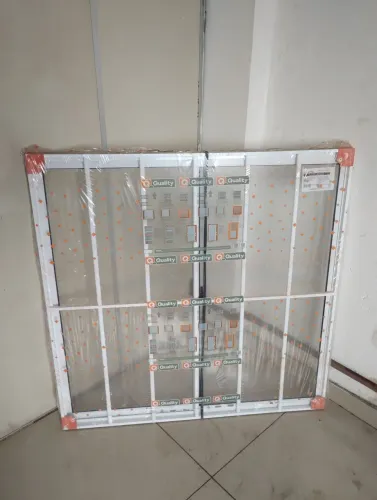 Janela Alumínio Branco 1x1 c/grade