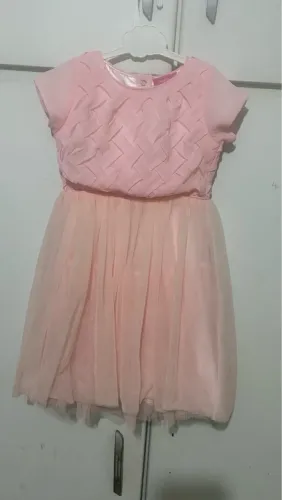 Vestido infantil rosa