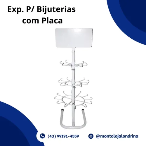 Exp. P/ Bijuterias com Placa